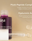 5% Multi Peptide Complex & Hyaluronic Acid Serum for Face, Collagen Booster - Mini Glow