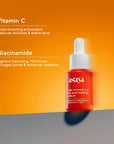 10% Vitamin C & 5% Niacinamide Serum for Dry Dull & Uneven Skin - Mini