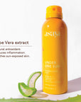 Asaya sunscreen with aloe vera soothes, calms and repairs damaged skin, spray sunscreen india