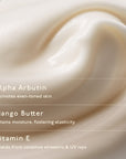 Asaya's moisturising hand cream with mango butter, alpha arbutin and vitamin E for even toned skin