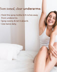 Even Tone Underarm Mist - Dark Patches and Odour Control Spray
