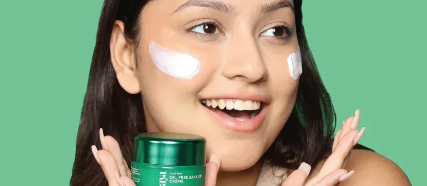 A selection of moisturizers specifically formulated for pimple-prone skin to promote hydration and clarity.