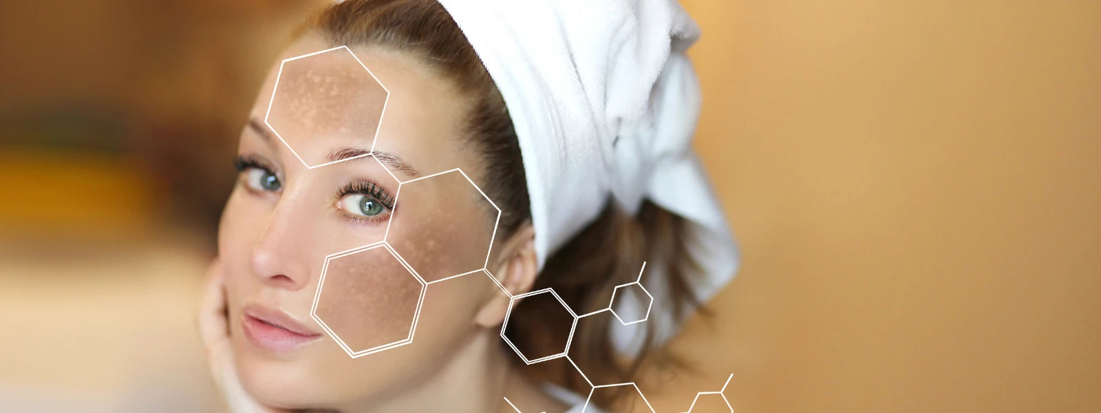 Diagram showing how physical scrubs worsen pigmentation on dark skin by causing micro-tears. 