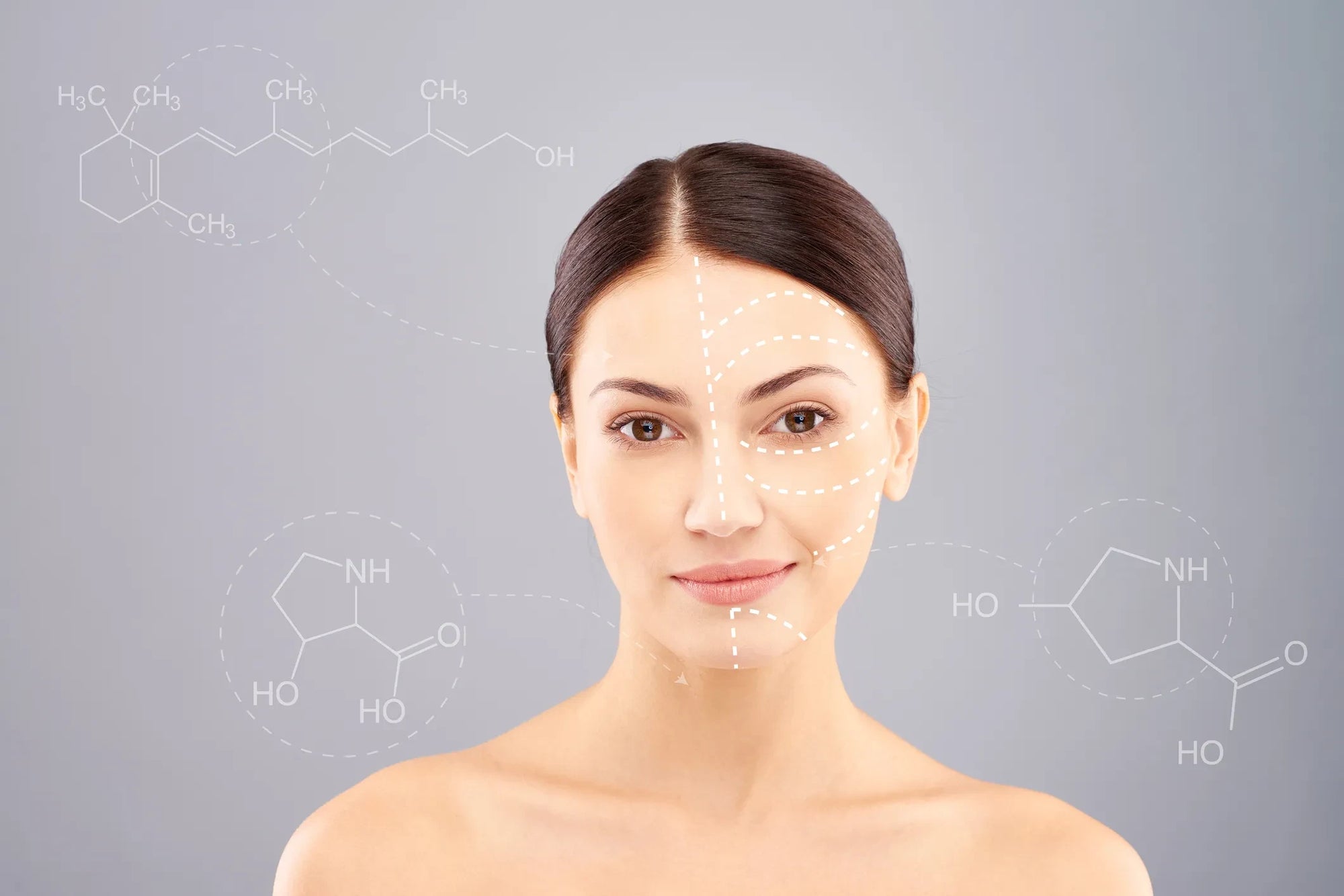 A person applying alpha arbutin serum to fade acne marks on their Indian skin. 