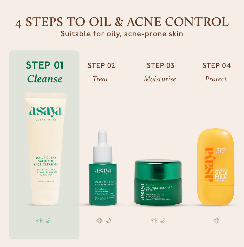 Daily Clear Salicylic Face Cleanser - Face Wash for Oily Skin