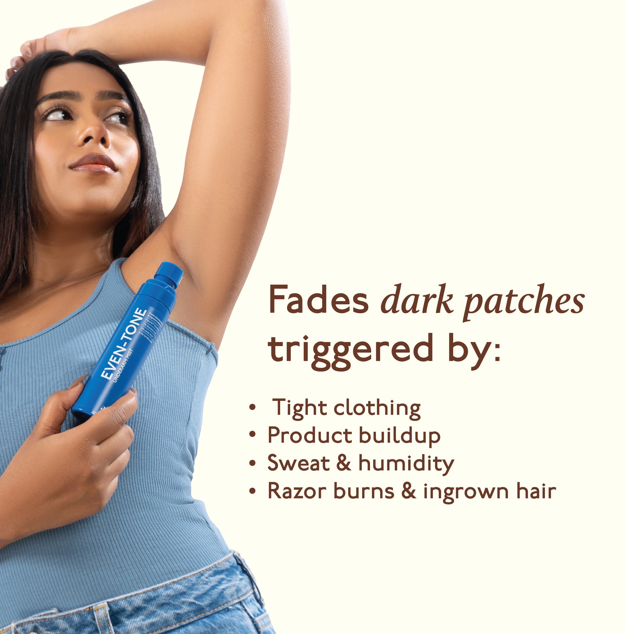 Even Tone Underarm Mist - Dark Patches and Odour Control Spray