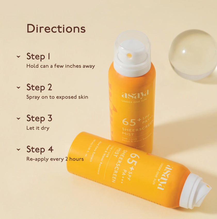 Sheerscreen Mist | Sunscreen Spray SPF 65+