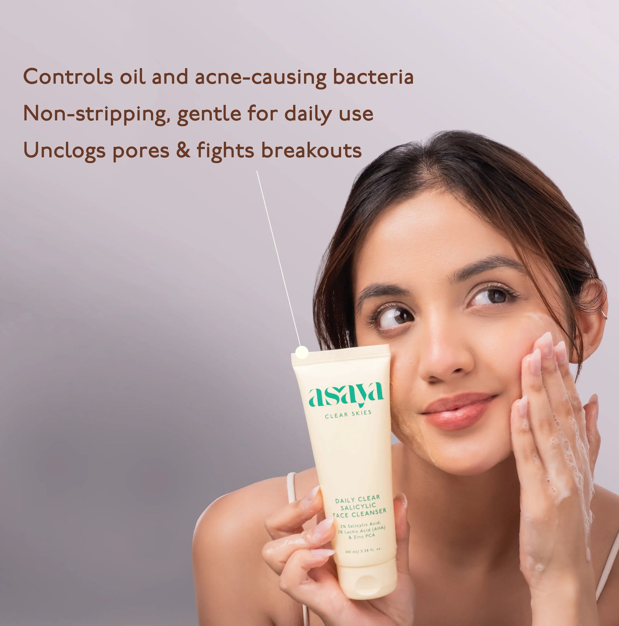 Daily Clear Salicylic Face Cleanser - Face Wash for Oily Skin
