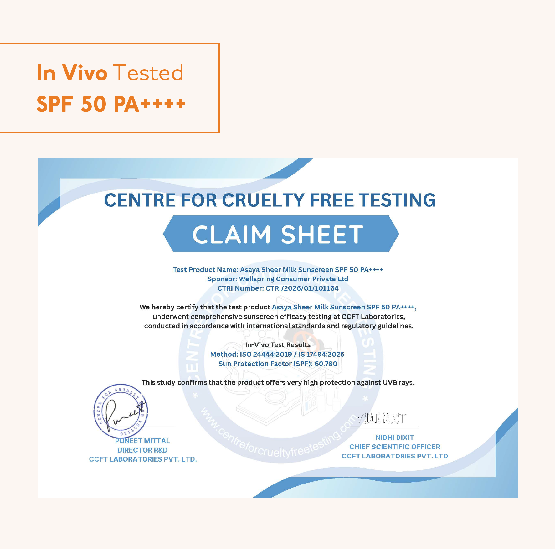 Sheer Milk Sunscreen - SPF 50 Matte Fluid Sunscreen