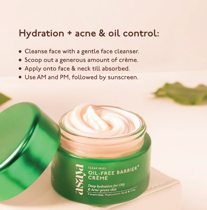 Oil-Free Barrier+ Crème - Barrier Repair &amp; Hydrating Moisturizer for Oily &amp; Acne Prone Skin