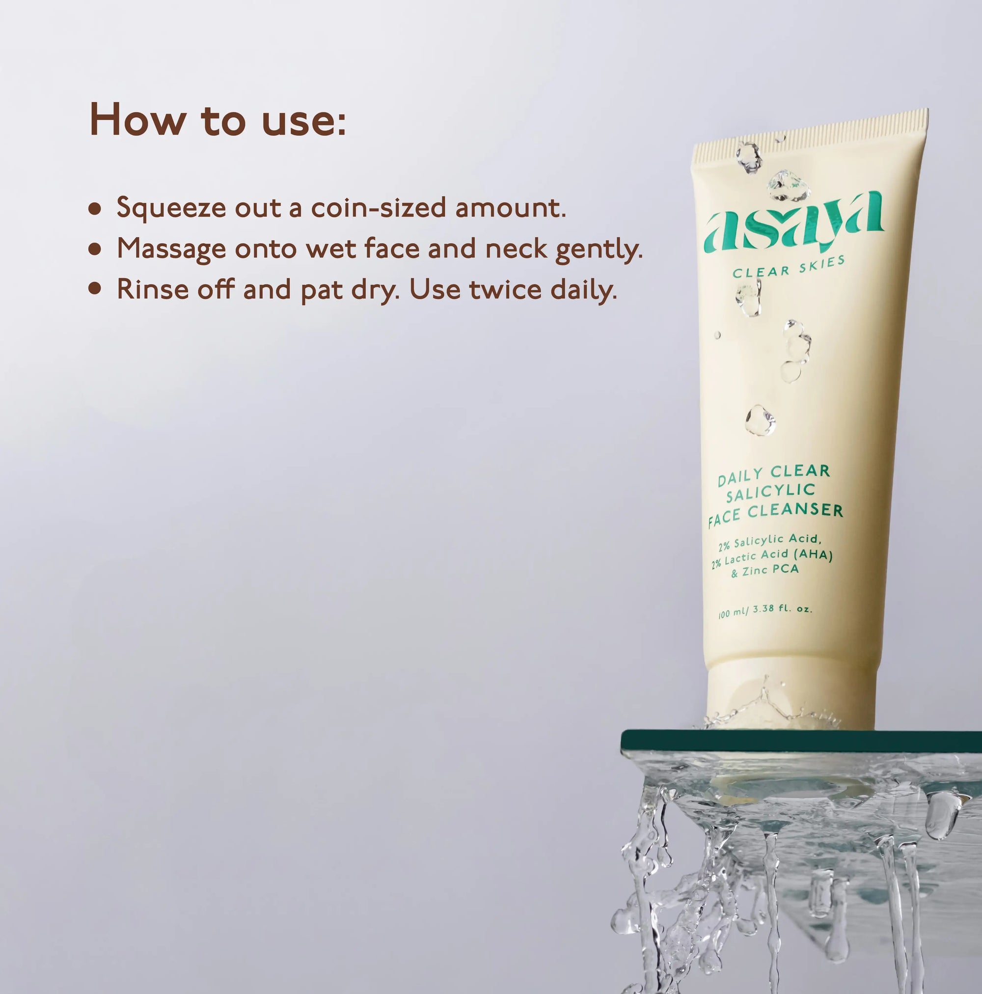 Daily Clear Salicylic Face Cleanser - Face Wash for Oily Skin