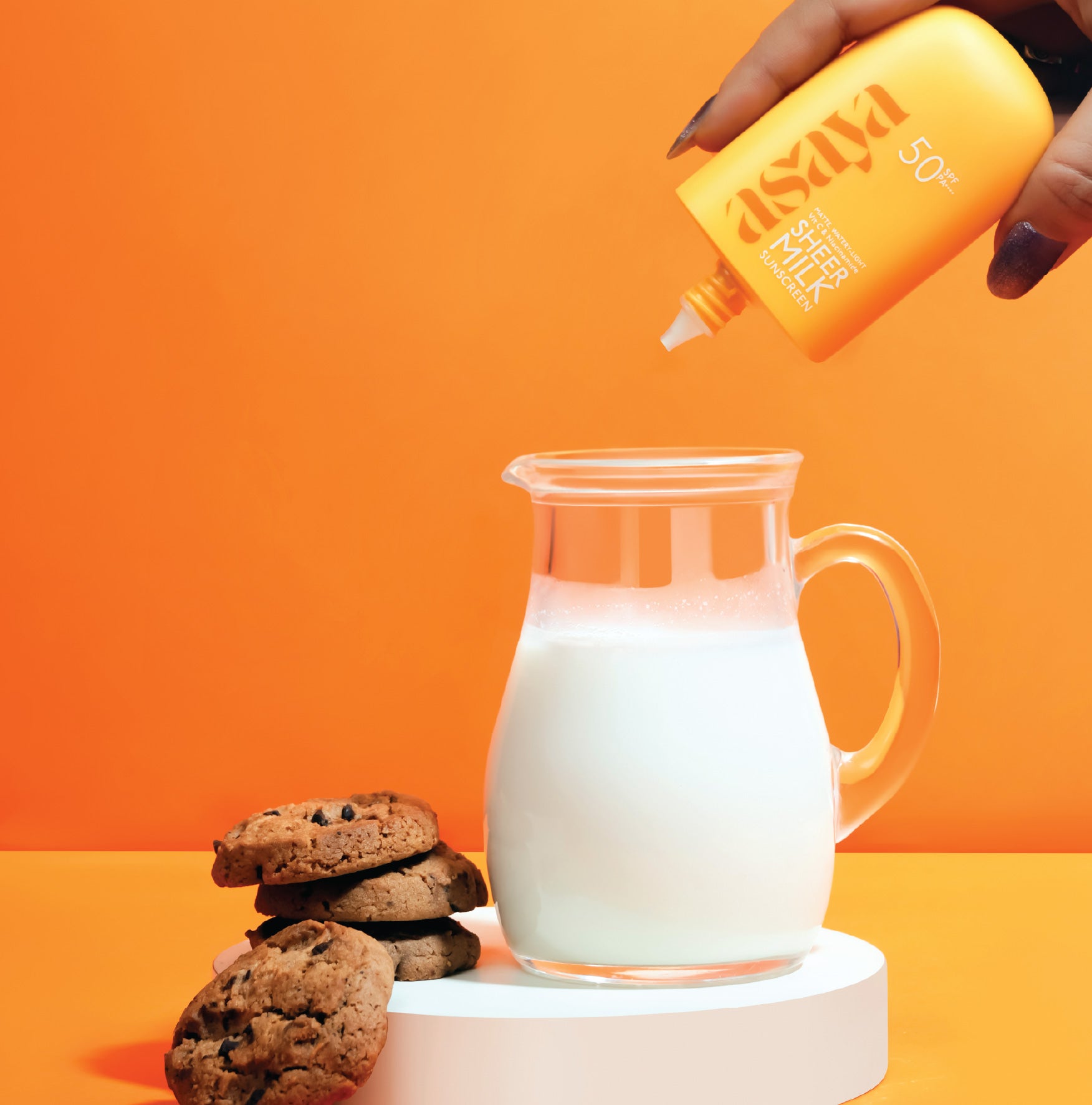 Sheer Milk Sunscreen - SPF 50 Matte Fluid Sunscreen
