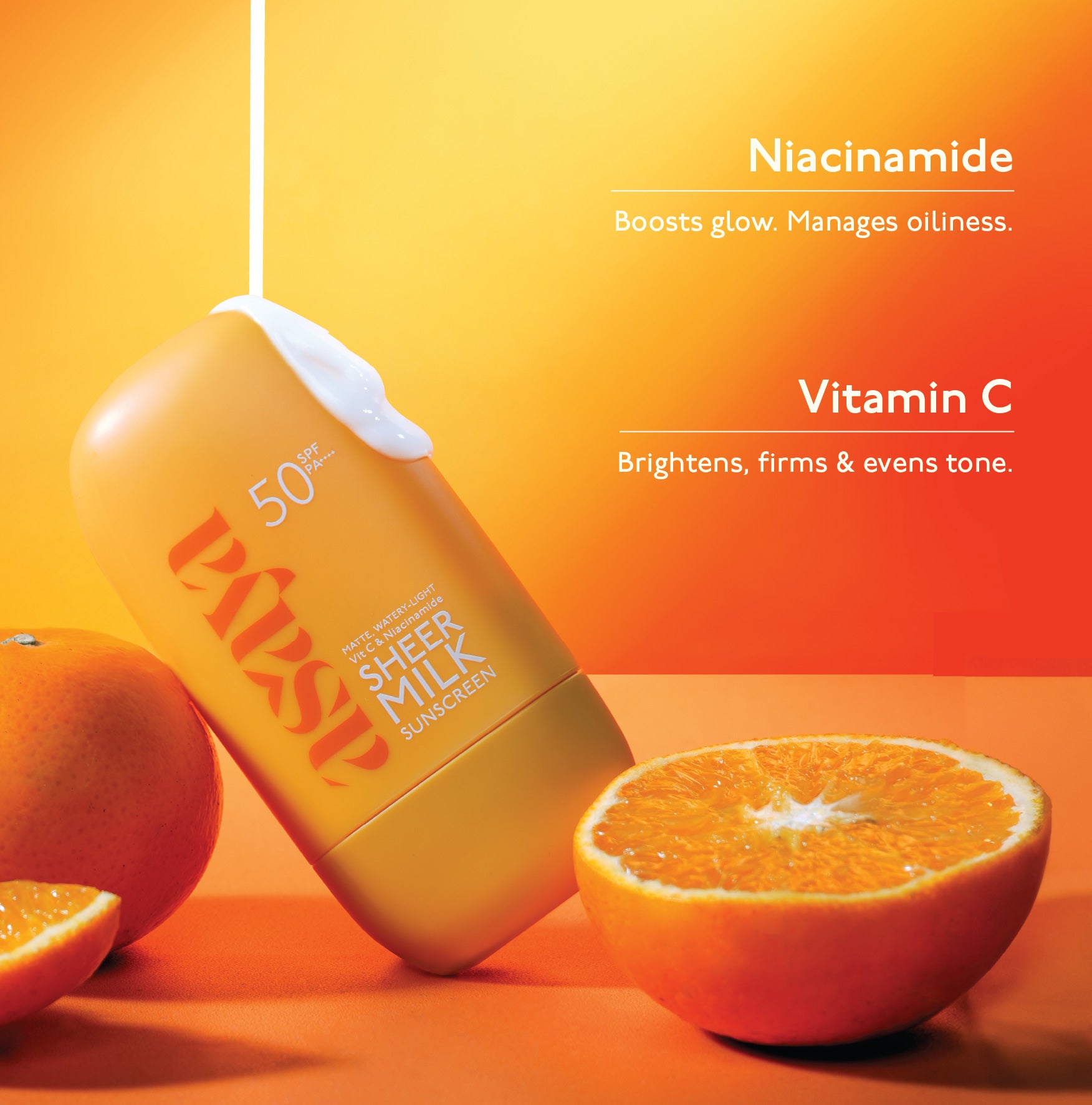 Sheer Milk Sunscreen - SPF 50 Matte Fluid Sunscreen
