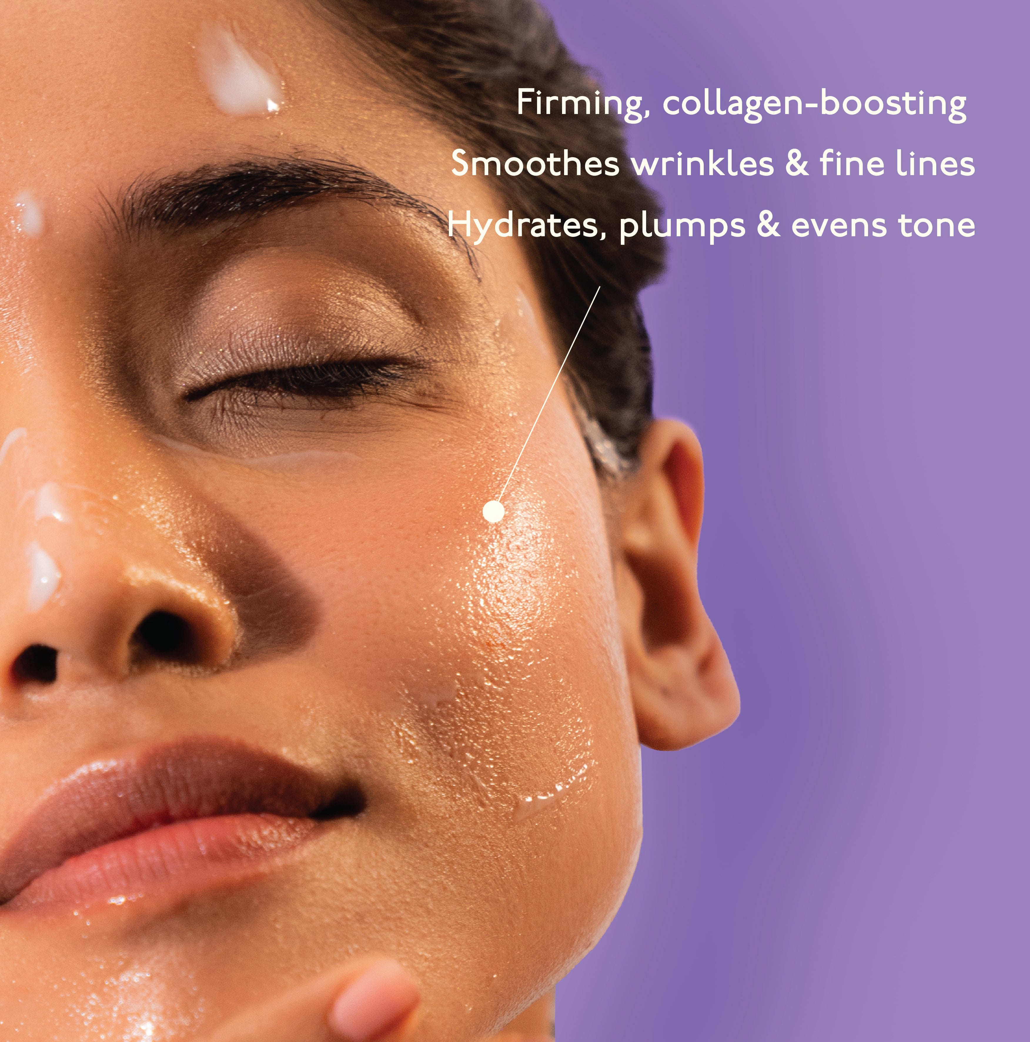 Asaya's botox in a bottle for men & women with dull, dry, oily, sensitive, acne prone skin.