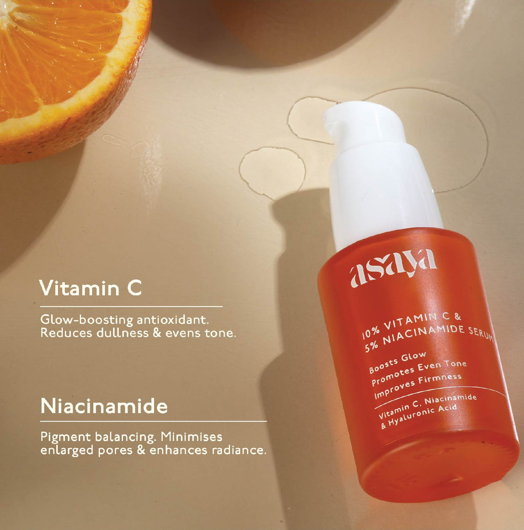 10% Vitamin C Serum for Dry Skin with 5% Niacinamide – World of Asaya