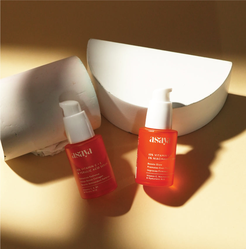 10% Vitamin C &amp; 5% Niacinamide Serum for Dry Dull &amp; Uneven Skin - Mini