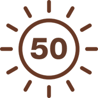 Broad-spectrum SPF 50 