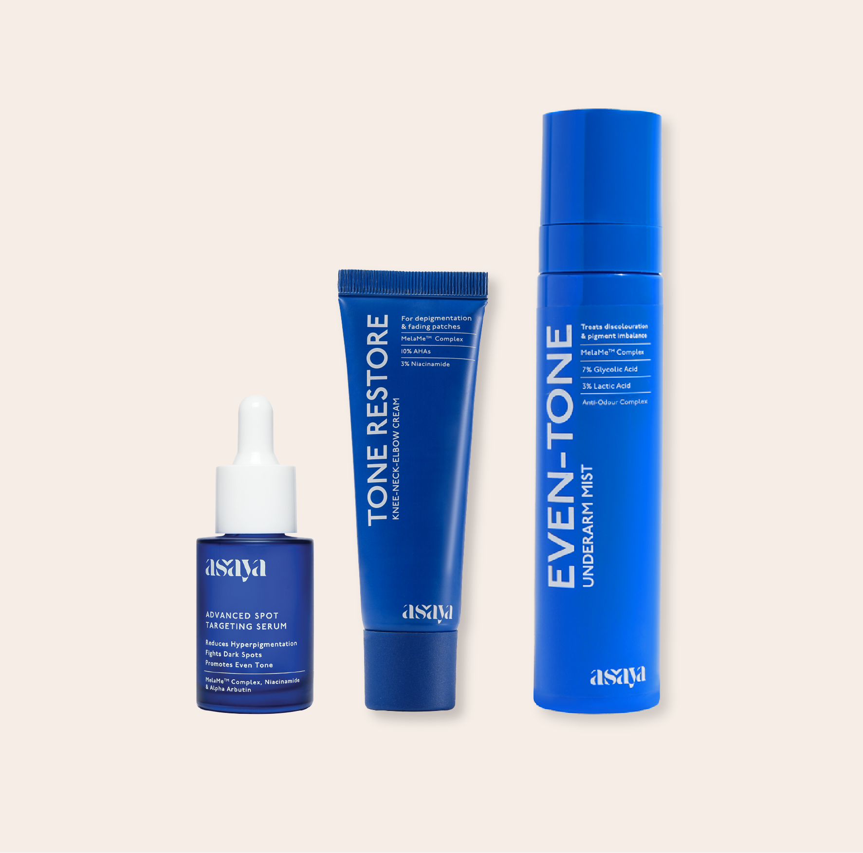 Even-tone body trio